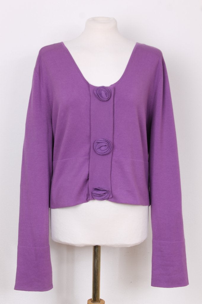 Vestje van Caroline Biss maat 46, Paars, Maat 46/48 (XL) of groter, Ophalen of Verzenden, Zo goed als nieuw