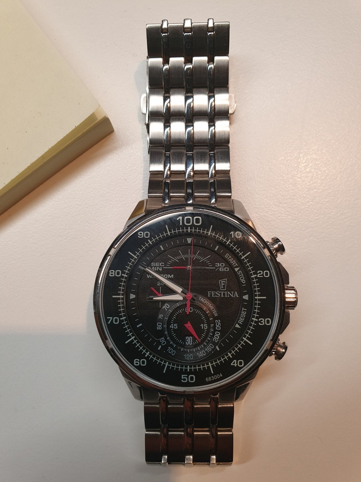 Festina Chronograph Miyota OS90 Quartz, Ophalen of Verzenden, Zo goed als nieuw, Jongen of Meisje