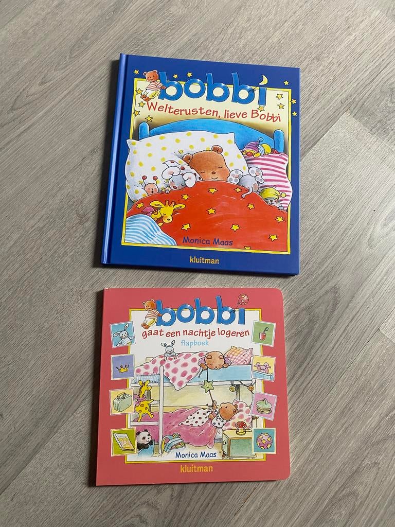Bobbi boeken: Welterusten, lieve Bobbi & Nachtje logeren, Boeken, Ophalen of Verzenden, Nieuw, Uitklap-, Voel- of Ontdekboek, 2 tot 3 jaar