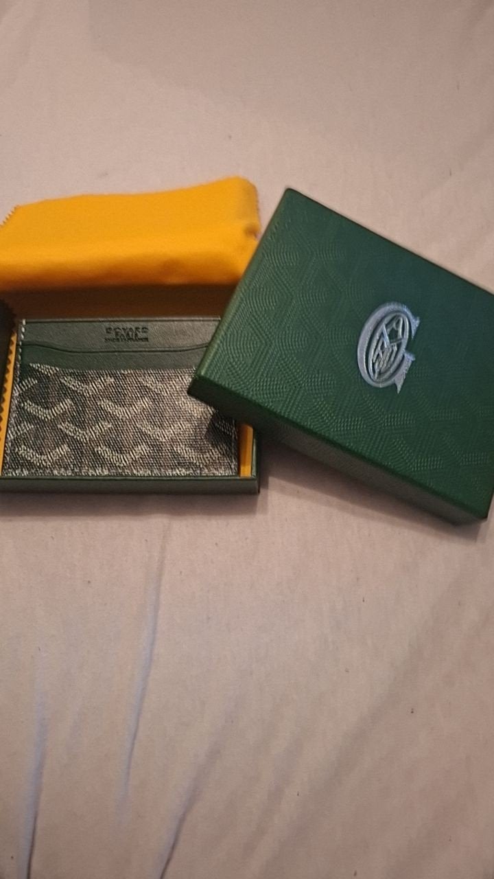 Goyard Kaarthouder Nieuw in Doosje, Ophalen of Verzenden, Nieuw, Groen, Overige typen