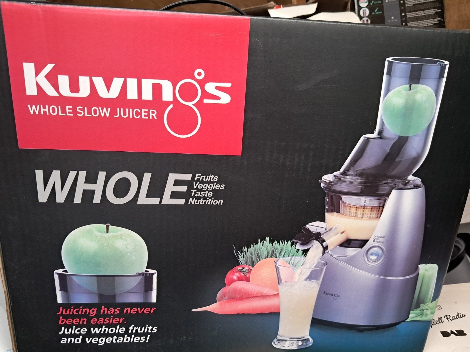 Kuvings Whole Slow Juicer B6000S - Nieuw in doos, Ophalen of Verzenden