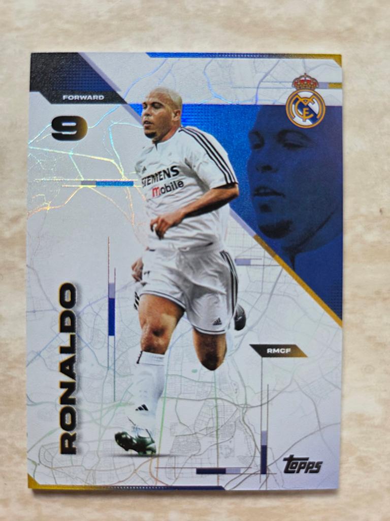 Topps Ronaldo R9 Los Blancos & Portrait Posers Cracked Ice, Ophalen of Verzenden