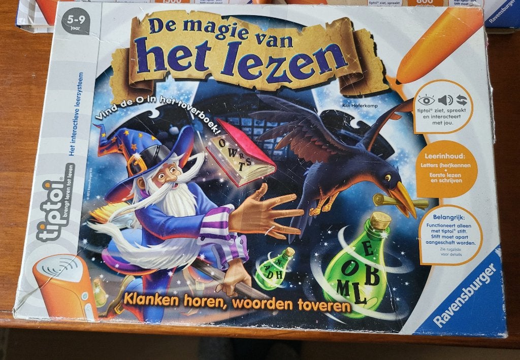 TipToi spel 'De magie van het lezen', Ophalen of Verzenden, Gebruikt, Puzzelen, Met geluid
