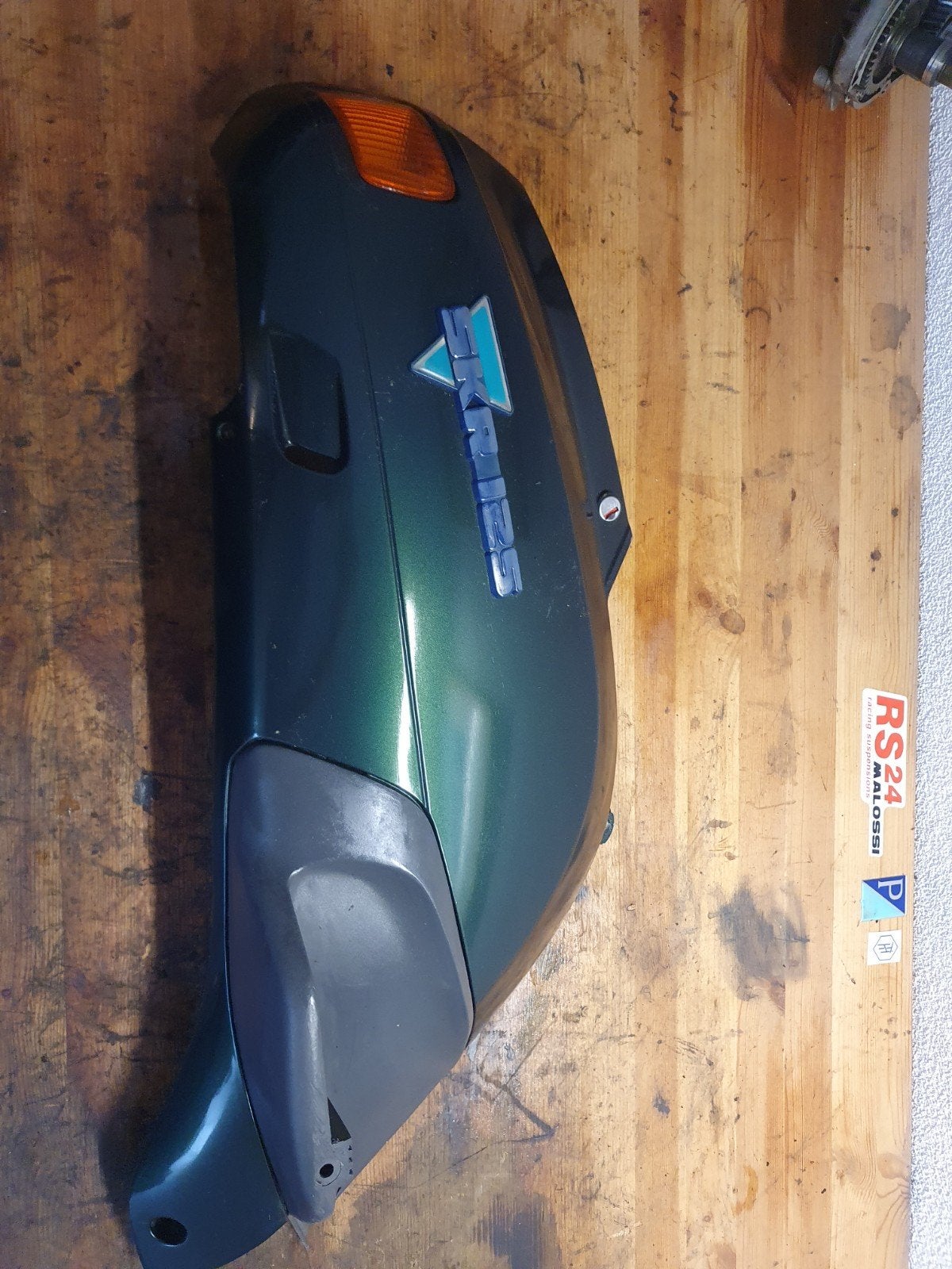 Piaggio SKR 125 Achterkappen - Groen, Ophalen of Verzenden, Gebruikt, Kap, Piaggio