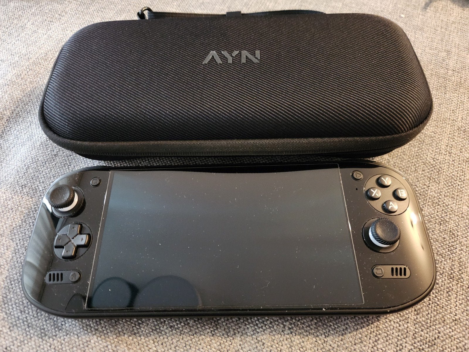 AYN Odin 2 Portal Base zwart + AYN case, Ophalen, AYN, Zo goed als nieuw
