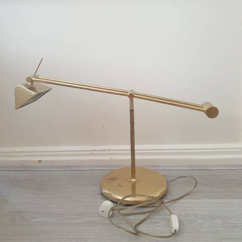 Vintage ca. 1960's tafellamp - bureaulamp, Bureaulamp, Gebruikt, Ophalen of Verzenden, Vintage