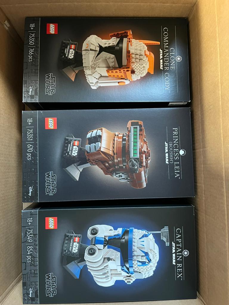 Lego Star Wars helmen (11 stuks), Ophalen of Verzenden, Nieuw