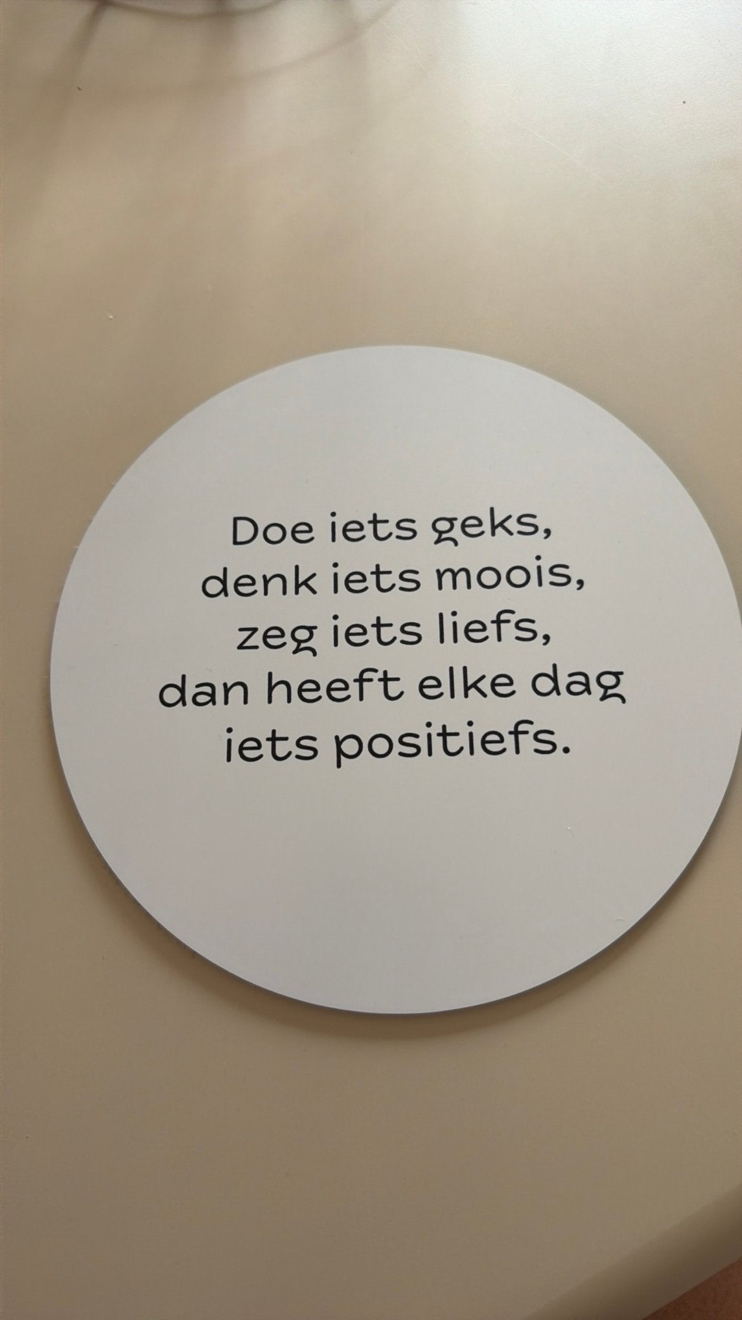Wandbord - weersbestendig - nieuw, Ophalen of Verzenden, Nieuw, 20 cm, 20 cm