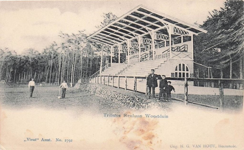 703-334-027 Vogelenzang Tribune Renbaan Woestduin, Verzenden, Voor 1920, Noord-Holland