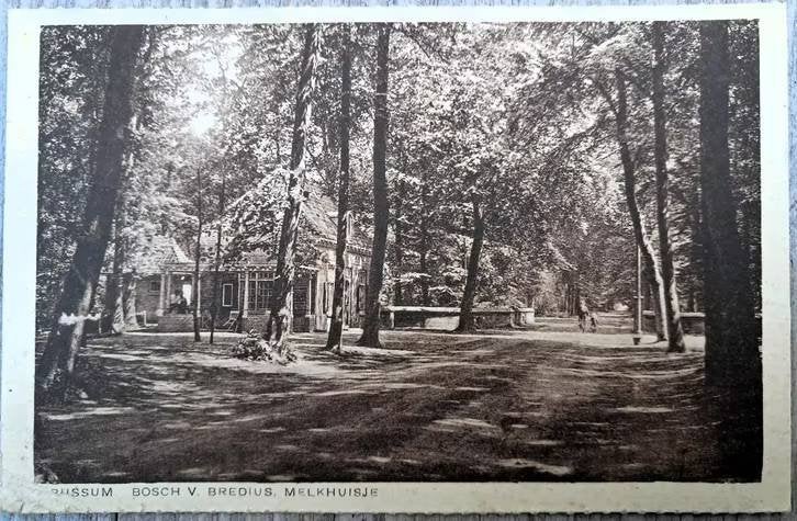 Bussum 't melkhuisje, verstuurd in 1930, richtprijs € 3,50, Verzenden, 1920 tot 1940, Gelopen, Noord-Holland