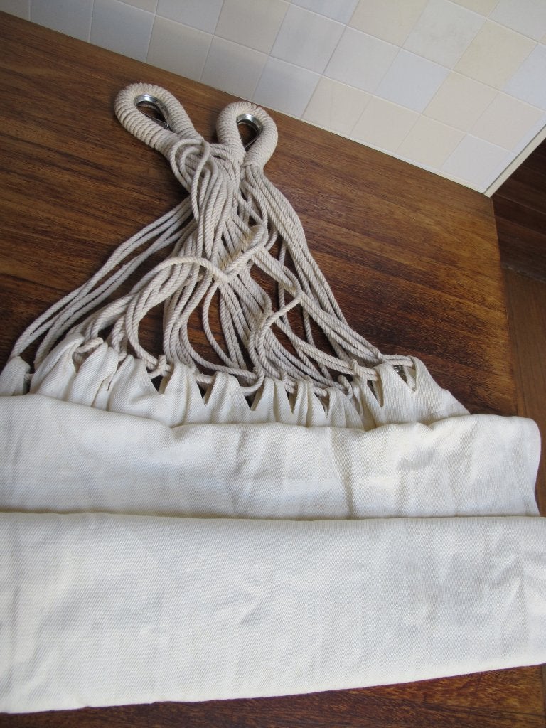 hangmat ouderwetse vintage hangmat, Tuin en Terras, Ophalen of Verzenden, Zo goed als nieuw, Eenpersoons, Binnen