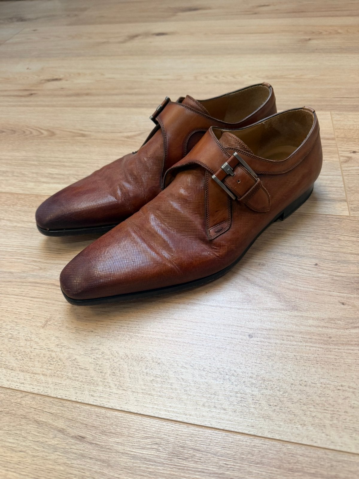 Te koop nette magnanni schoenen 45, Ophalen of Verzenden, Zo goed als nieuw, Bruin