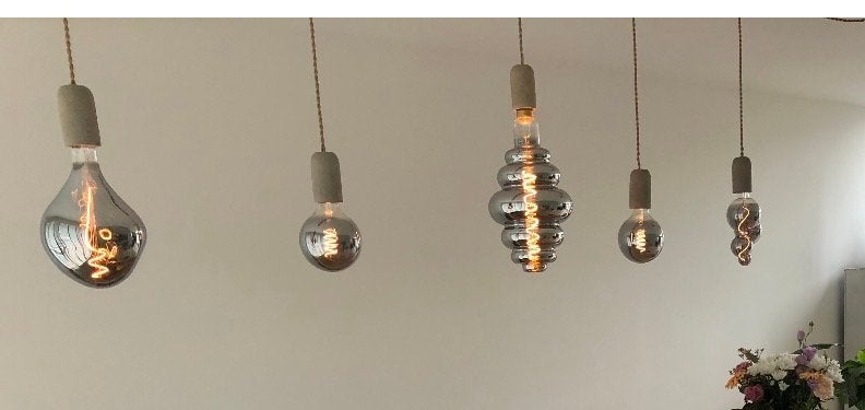 Calex LED lampen - Diverse modellen, E27, titanium (5 stuks), Ophalen, Zo goed als nieuw, Glas, Zilver