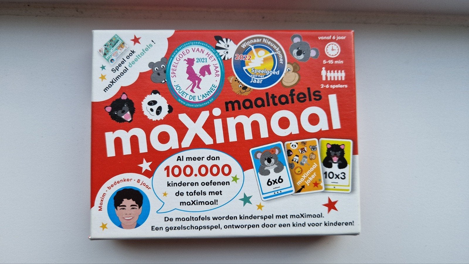 MaxiMaal Maaltafels - Educatief Rekenspel voor Kinderen, Ophalen of Verzenden, Zo goed als nieuw, Rekenen