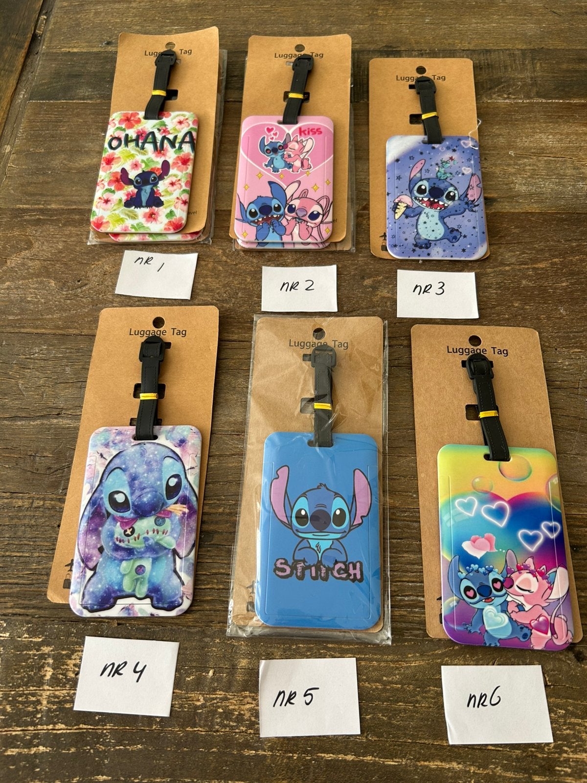 Div kofferlabels oa stich, kuromi, Spider-Man, Ophalen, Overige figuren, Nieuw, Overige typen