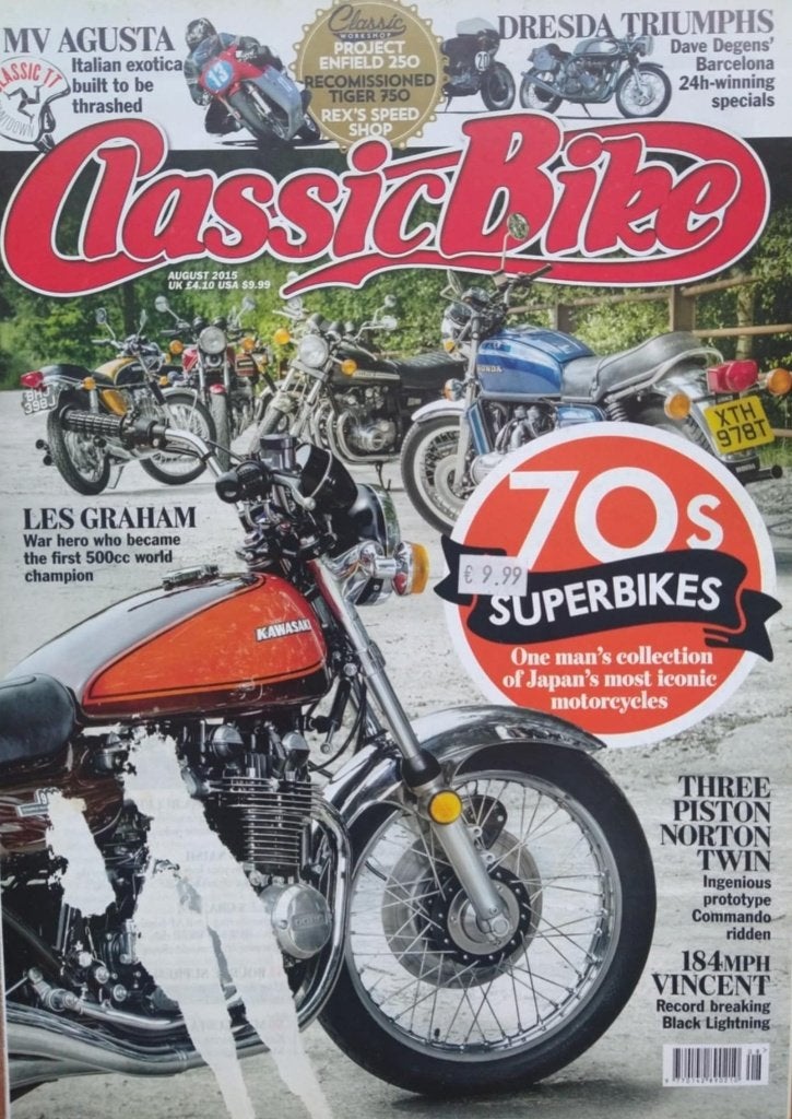 Classic Bike Magazine augustus 2015, Verzenden, Gelezen