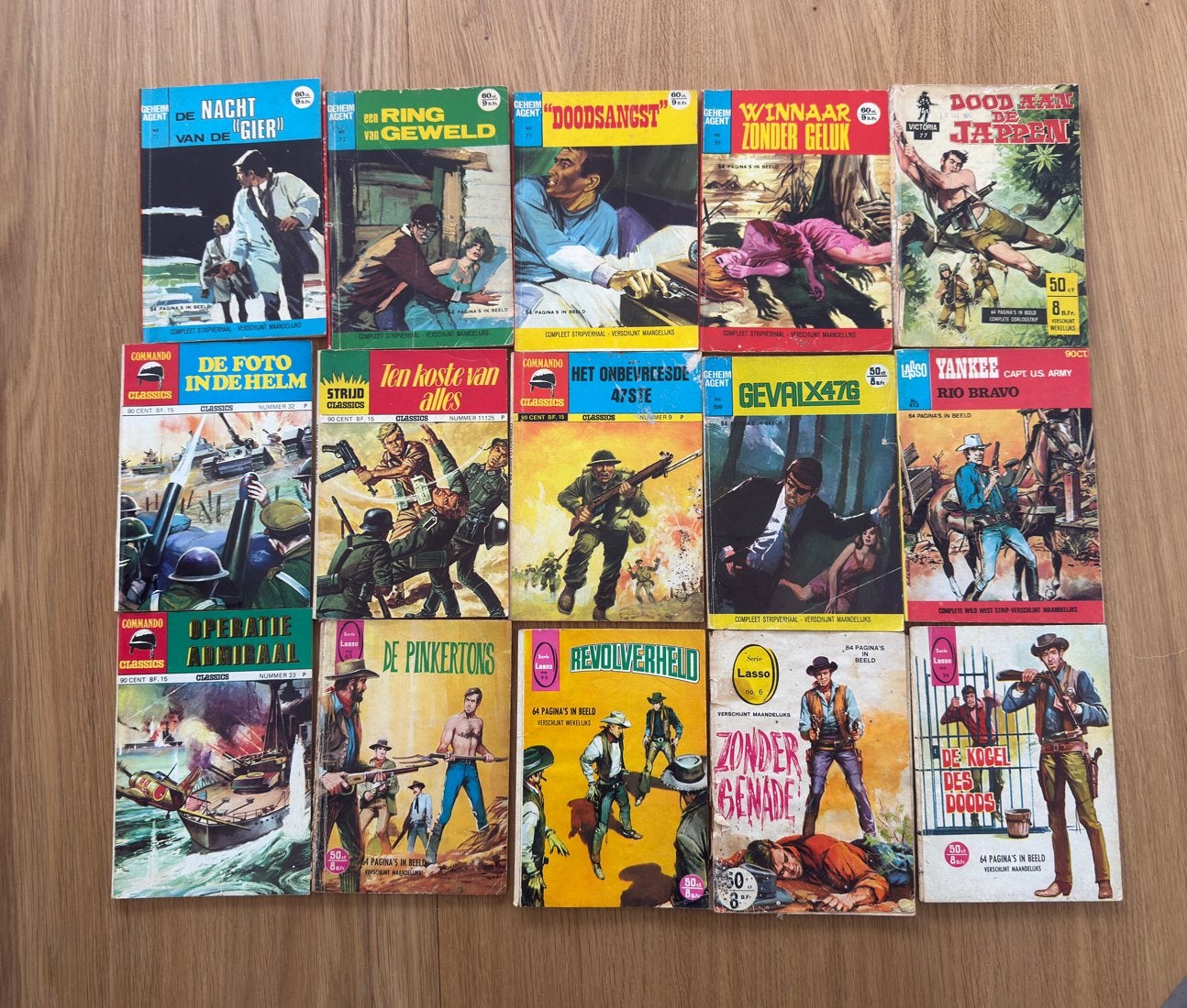 Partij Oorlogs- en westernstrips, Meerdere stripboeken, Ophalen of Verzenden, Zo goed als nieuw