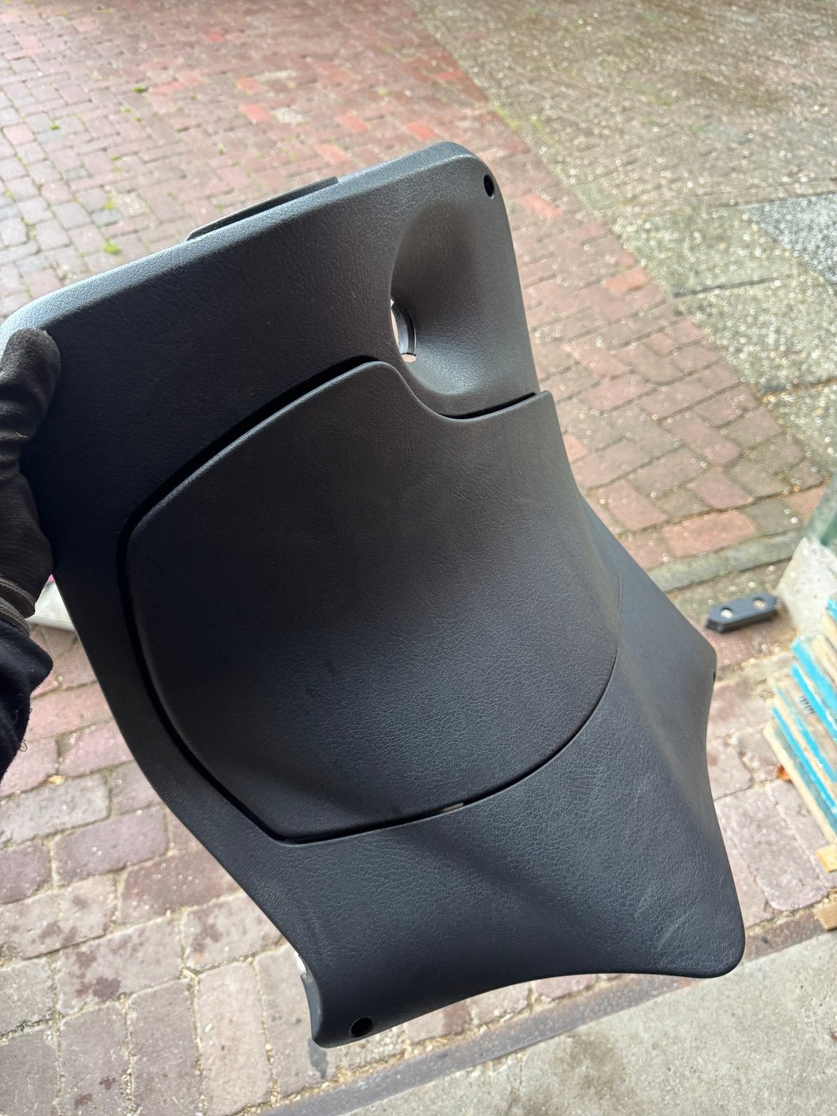 Piaggio Fly beenshild met dashboardkastje, Ophalen of Verzenden, Gebruikt, Kap, Piaggio