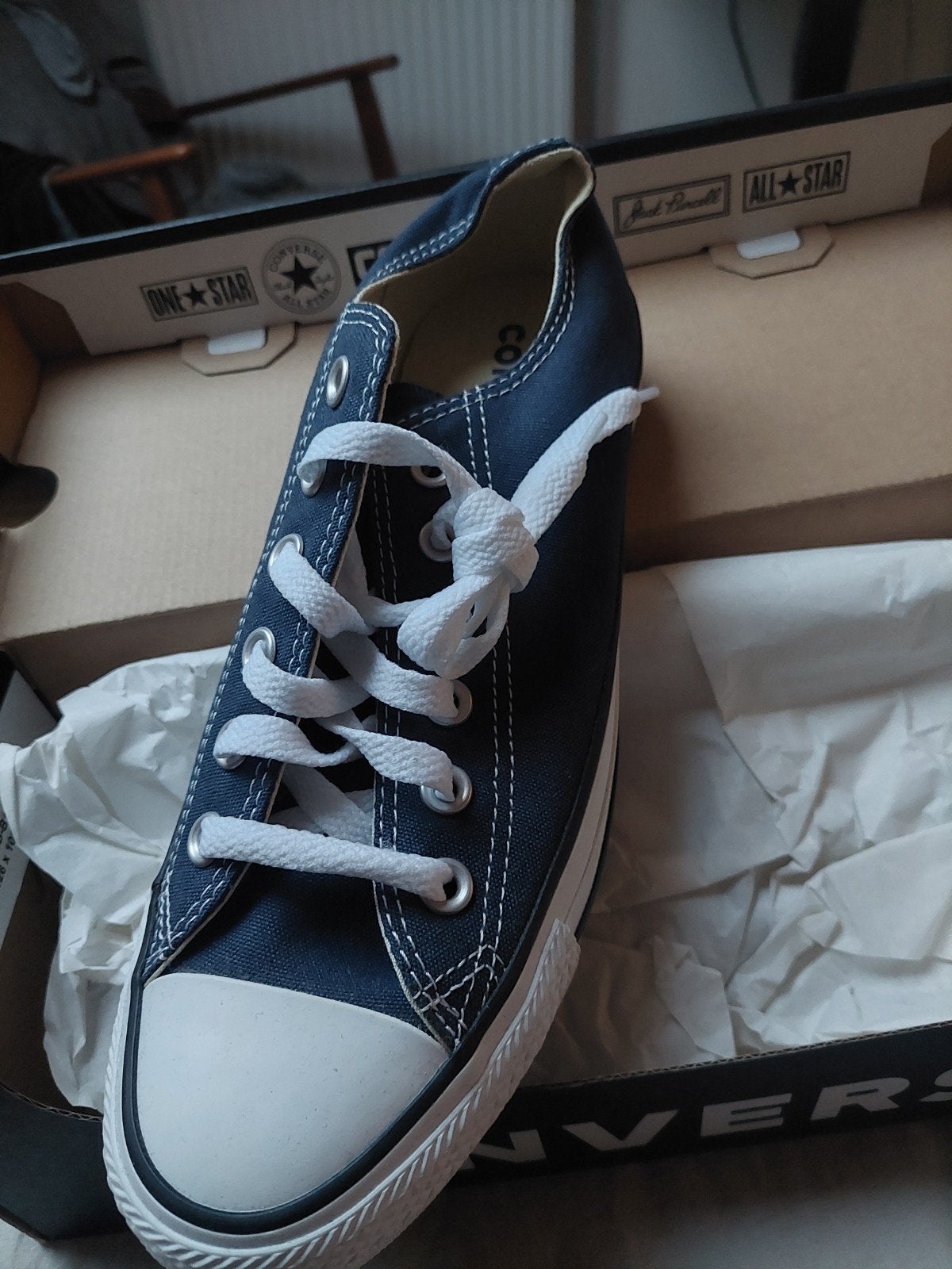 Nieuwe Converse blauwe gympen - Maat 40, Ophalen of Verzenden