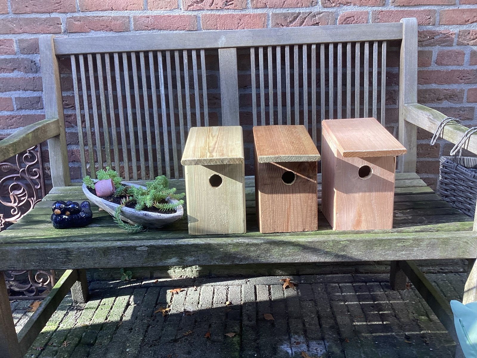 Nestkastjes voor mezen en andere kleine vogels, Ophalen