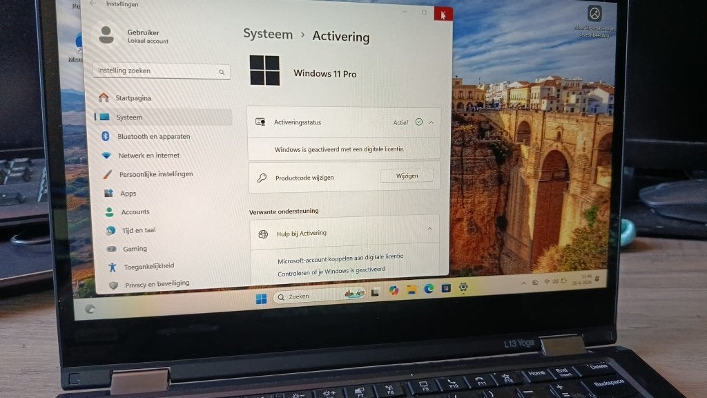 Lenovo Yoga Thinkpad met Windows 11  allen gereserveerd, Computers en Software, Windows Laptops, Gebruikt, 14 inch, SSD, 2 tot 3 Ghz