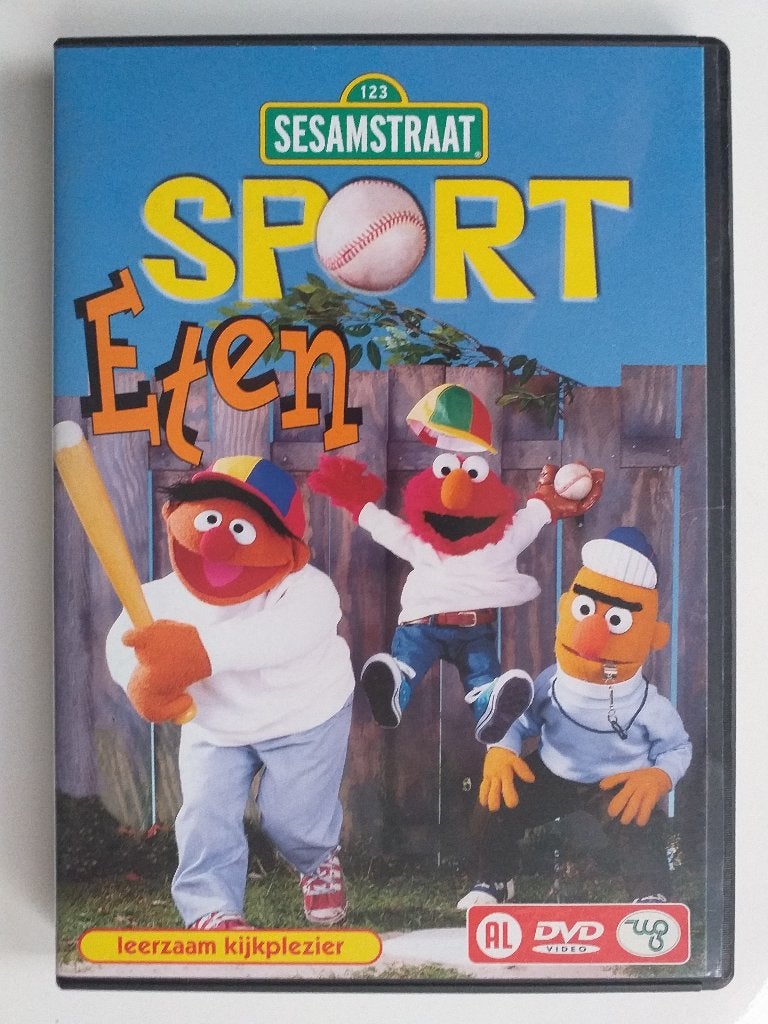 Sesamstraat: Sport & Eten (2004), Alle leeftijden, Tv-serie, Zo goed als nieuw, Educatief