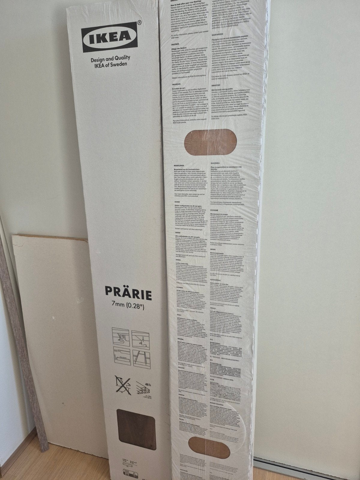 IKEA PRÄRIE Laminaatvloer 7mm - Nieuw in verpakking, Doe-het-zelf en Verbouw, Ophalen, Nieuw, Minder dan 5 m², 10 tot 30 cm