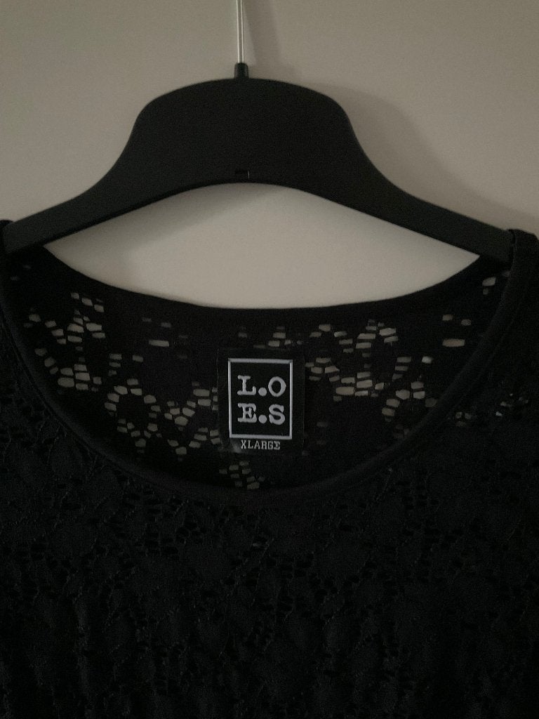 LOES jurkje katoen kant maat 40 zwart, Kleding | Dames, Maat 38/40 (M), Studio Anneloes, Zwart, Nieuw