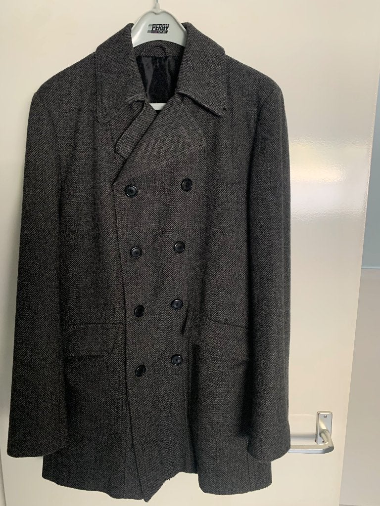 Winterjas, Kleding | Heren, Maat 48/50 (M), Grijs, Gedragen, C&A