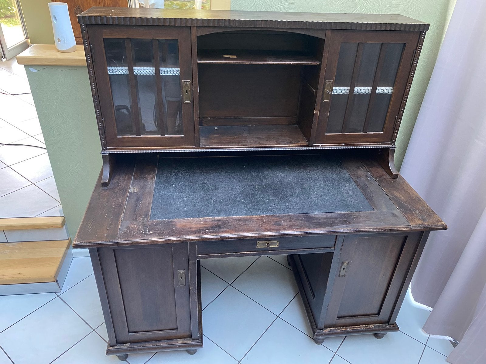 secretaire ladenkasten antiek vintage, Huis en Inrichting, Kasten | Secretaires, Ophalen, Zo goed als nieuw