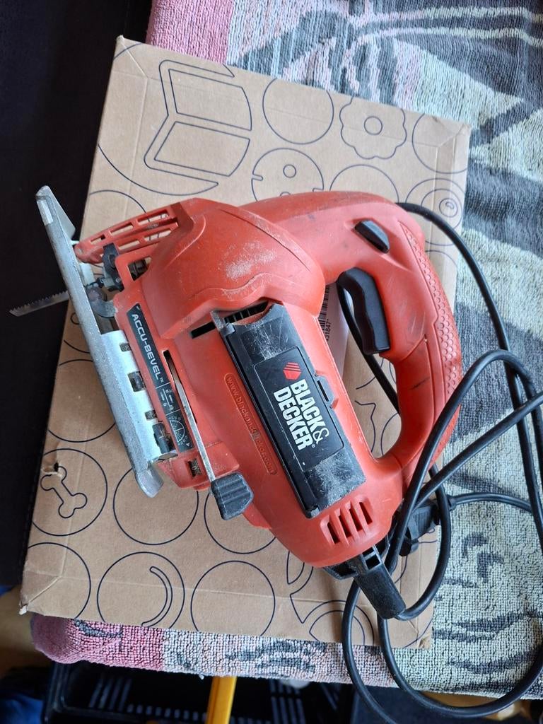 Black+Decker Decoupeerzaag KS800E - 520W, Gebruikt, Decoupeerzaag, Black+Decker, Ophalen of Verzenden