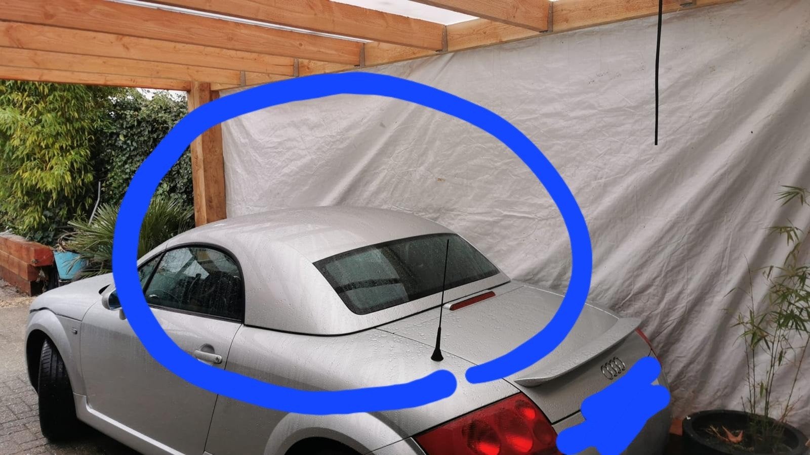 Hardtop voor Audi TT Roadster (8N) met standaard, Ophalen, Gebruikt, Audi