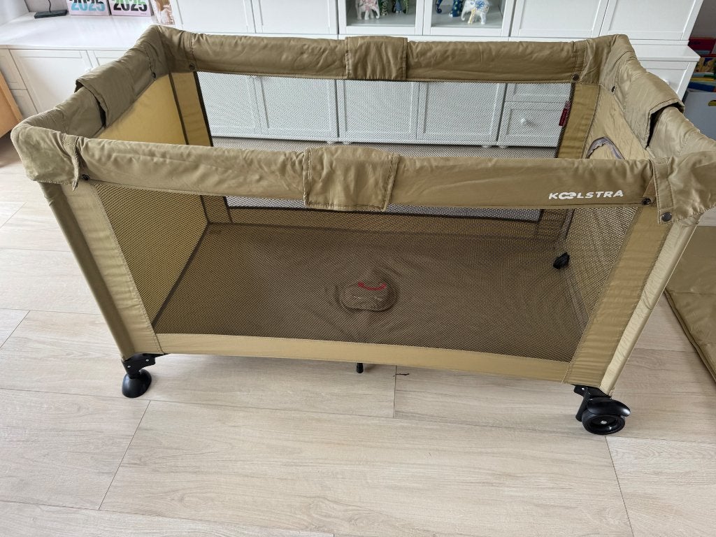 Koelstra Campingbedje kind, Kinderen en Baby's, Babywiegjes en Ledikanten, Ophalen, Gebruikt, Reisbedje