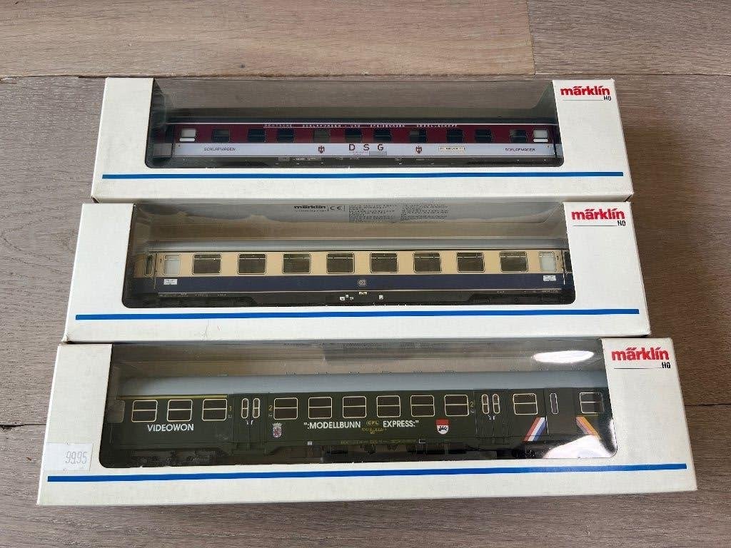 Marklin 40891, 84126, 40542 ho wagons nieuwstaat, Wisselstroom, Ophalen of Verzenden, Märklin, Nieuw