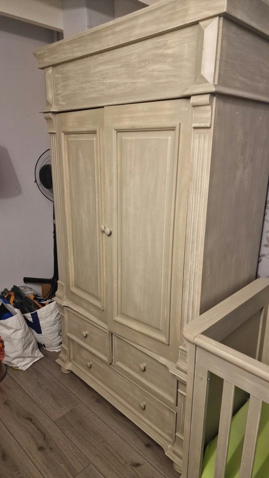 kledingkast en commode, Huis en Inrichting, Ophalen, Gebruikt, 100 tot 150 cm, Met lade(s)