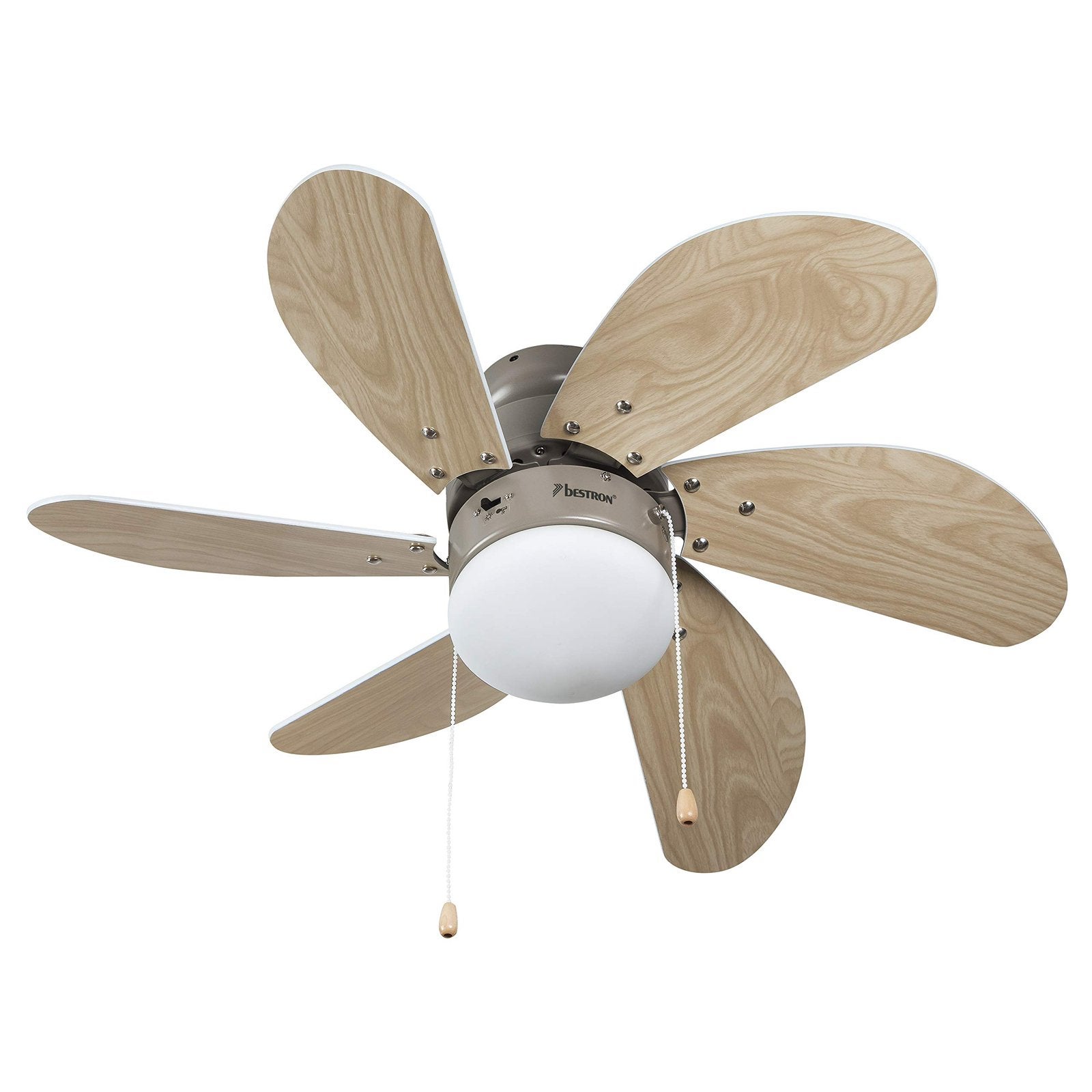 Bestron plafondventilator met lamp, Witgoed en Apparatuur, Ventilatoren, Ophalen, Zo goed als nieuw, Plafondventilator
