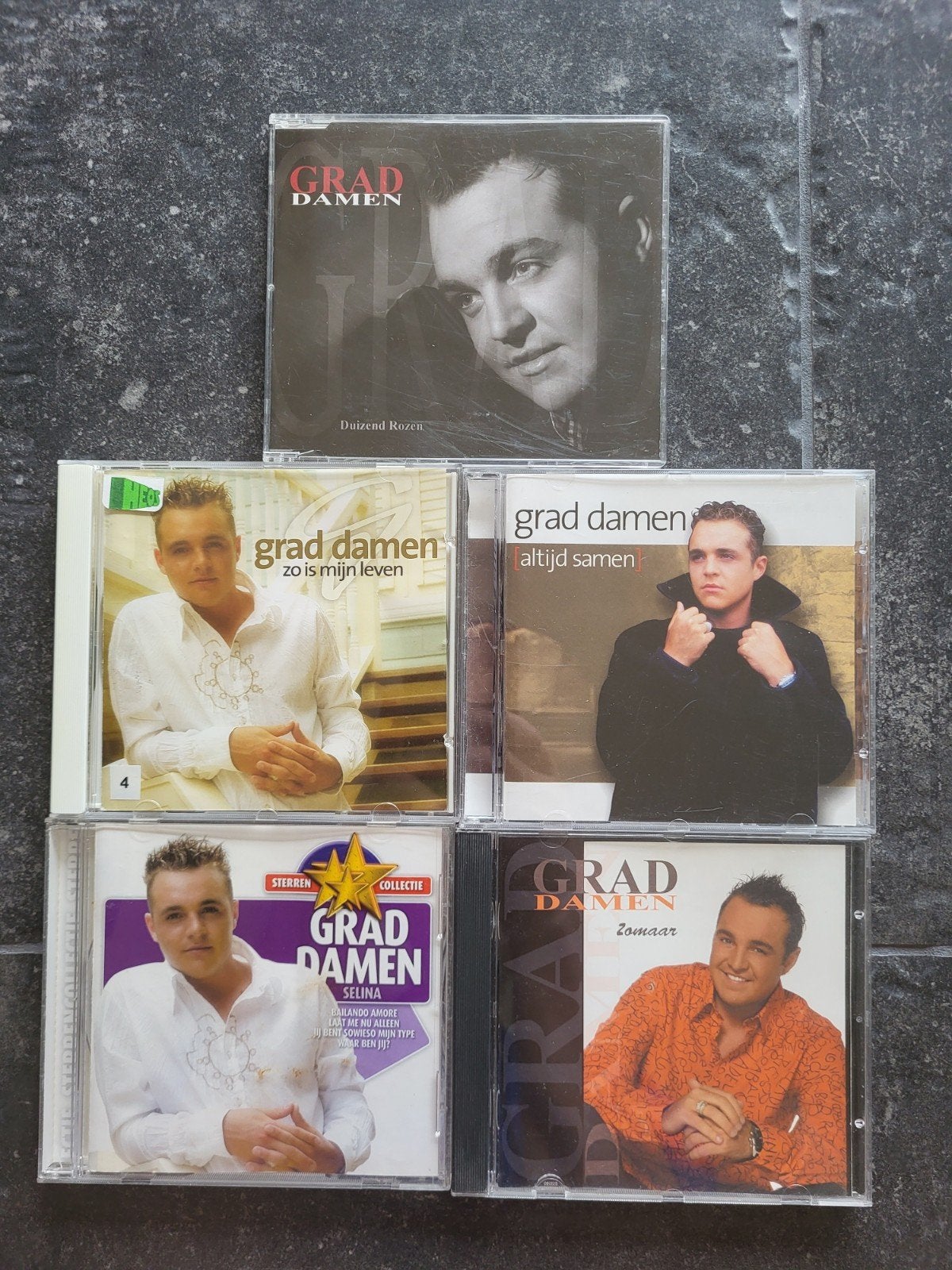 grad damen 4 cd's + single partij collectie, Verzenden, Gebruikt, Levenslied of Smartlap