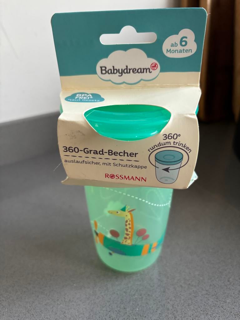 Babydream 360 graden beker - Nieuw (3 stuks beschikbaar), Ophalen of Verzenden, B, B, B