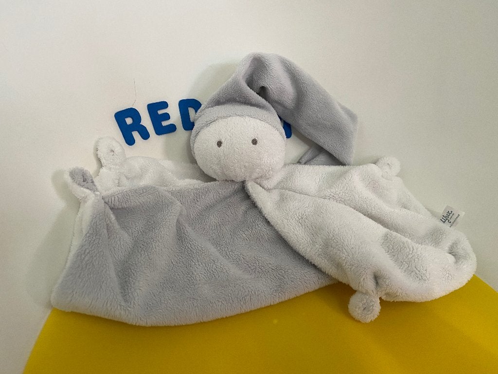 K2242 Difrax softdoek grijs wit groot formaat, Ophalen of Verzenden, Zo goed als nieuw, Overige typen