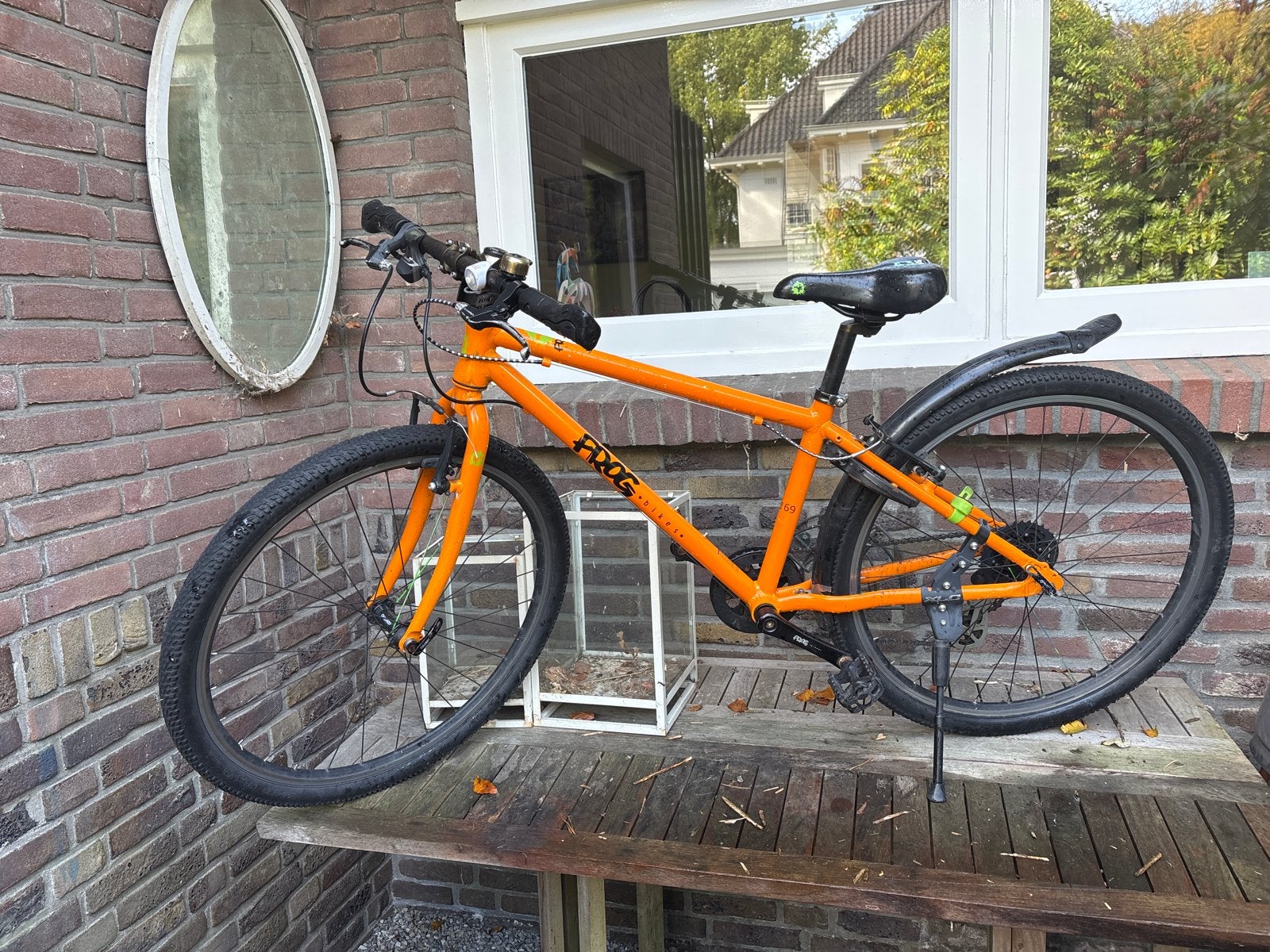 Frog 69 Kinderfiets - Oranje, Gebruikt, Fietsen en Brommers, Ophalen, Gebruikt, 20 inch of meer