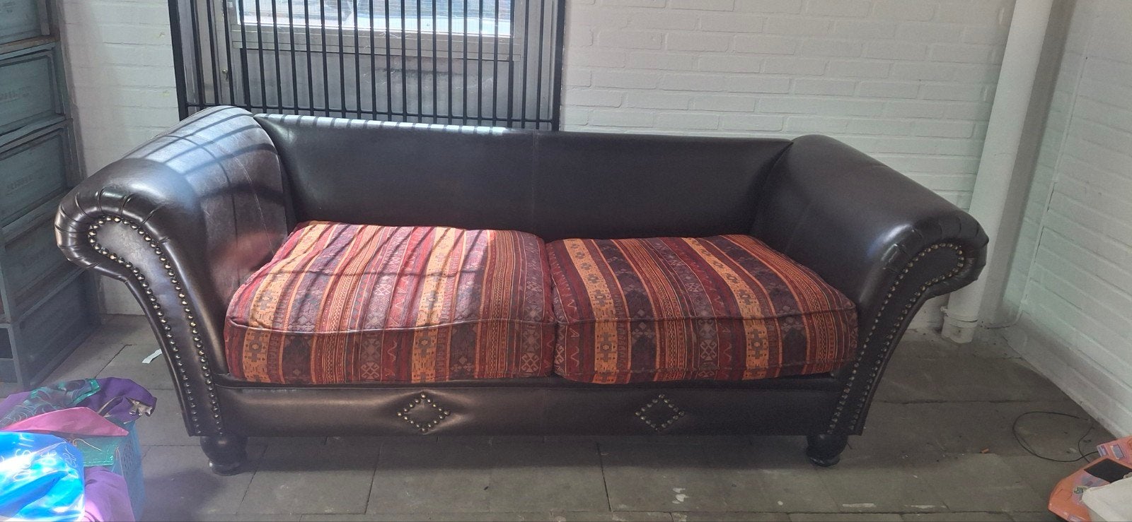 mooi bankstel, Ophalen, Gebruikt, 75 tot 100 cm, 200 tot 250 cm