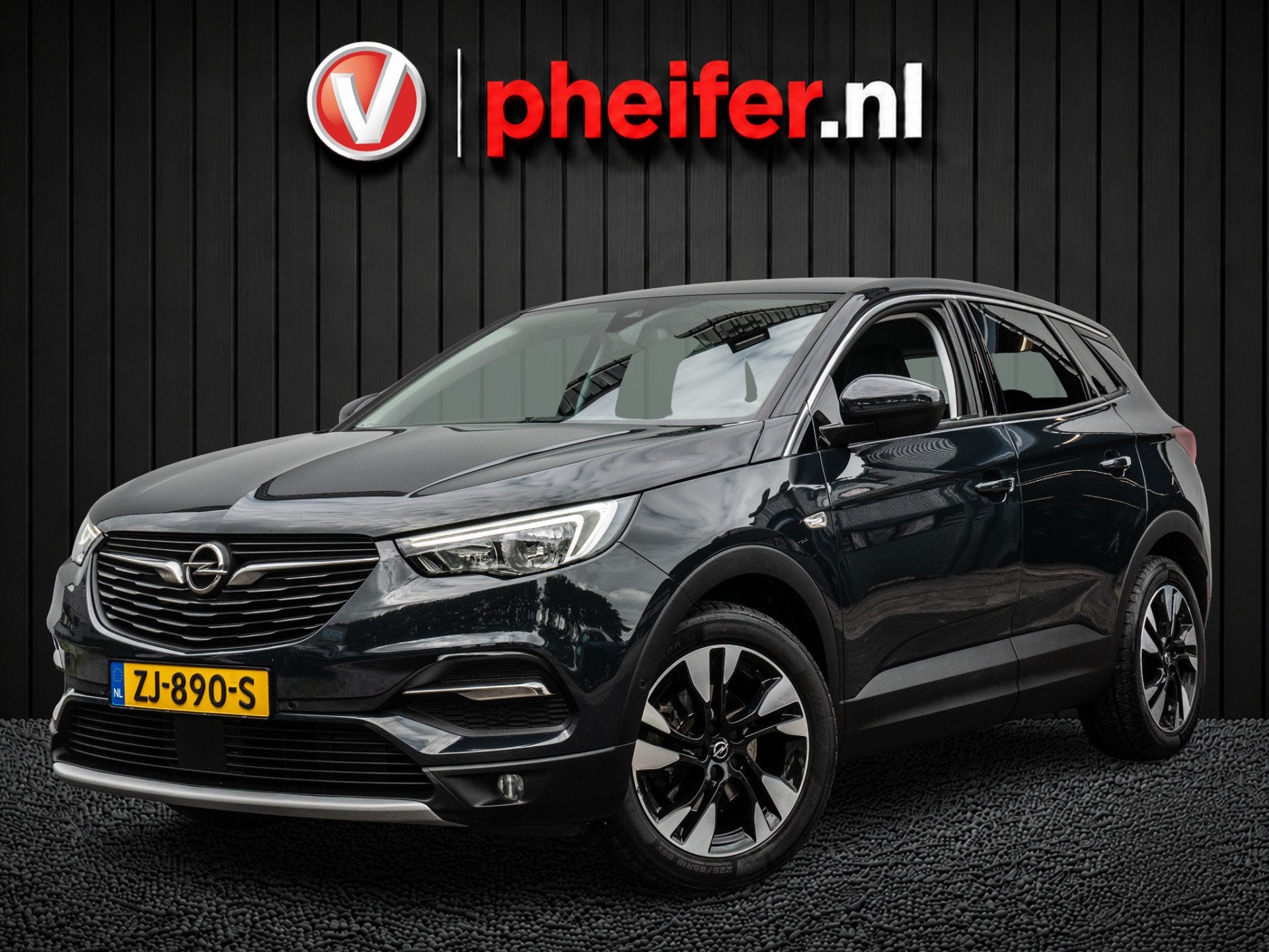 Opel Grandland X 1.2 Turbo 130pk Innovation Trekhaak/ Camera, Stof, Gebruikt, 1199 cc, Met garantie (alle)