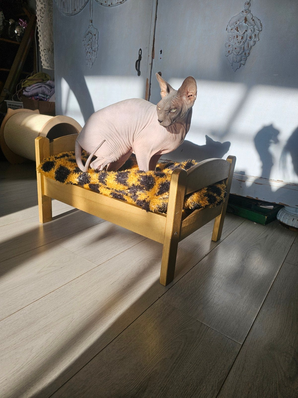 IKEA houten poppenbed (ook leuk voor katten!), Ophalen of Verzenden