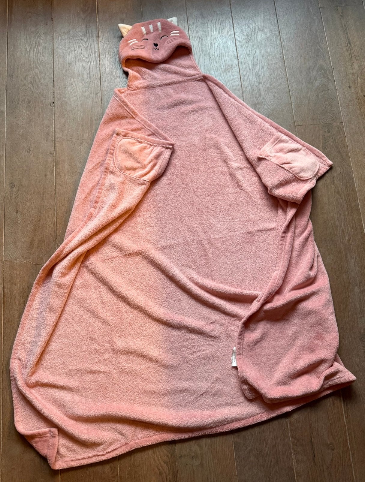 Snuggle plaid - kat - Hema - roze, Ophalen of Verzenden, Roze, Deken, Hema