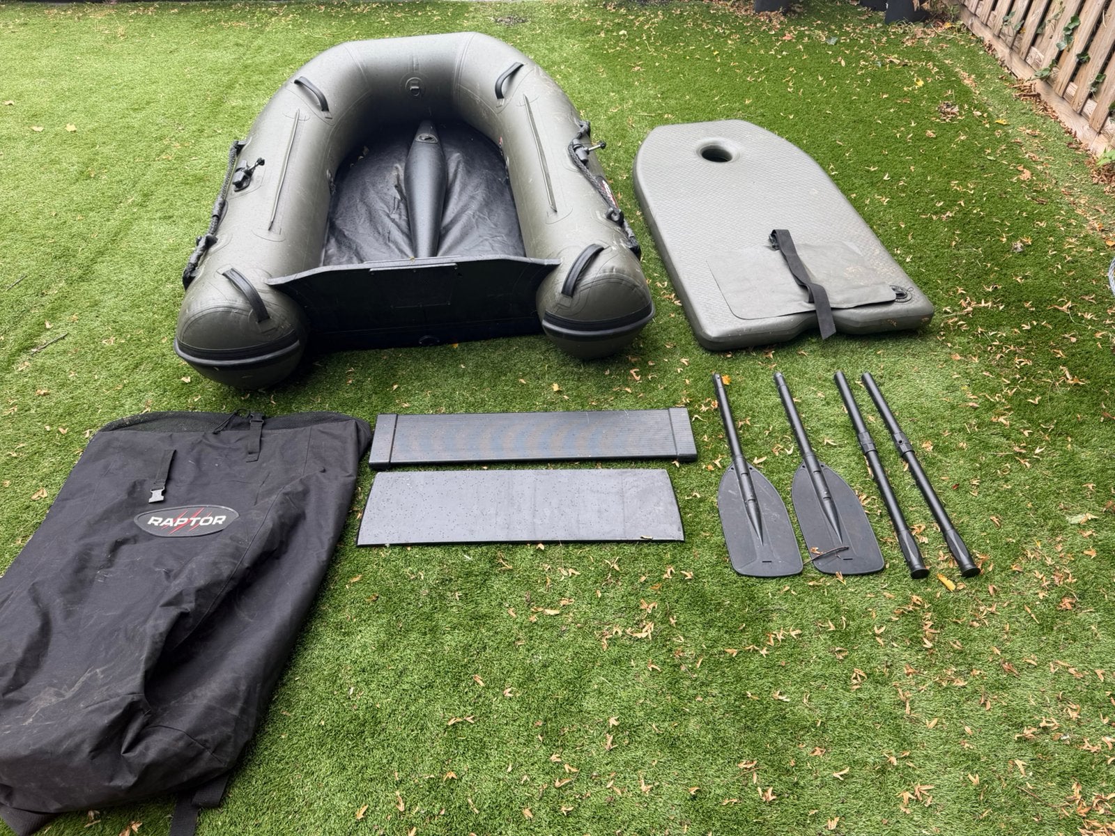 Raptor boat rubberboot 2.00 wide, Ophalen of Verzenden, Zo goed als nieuw