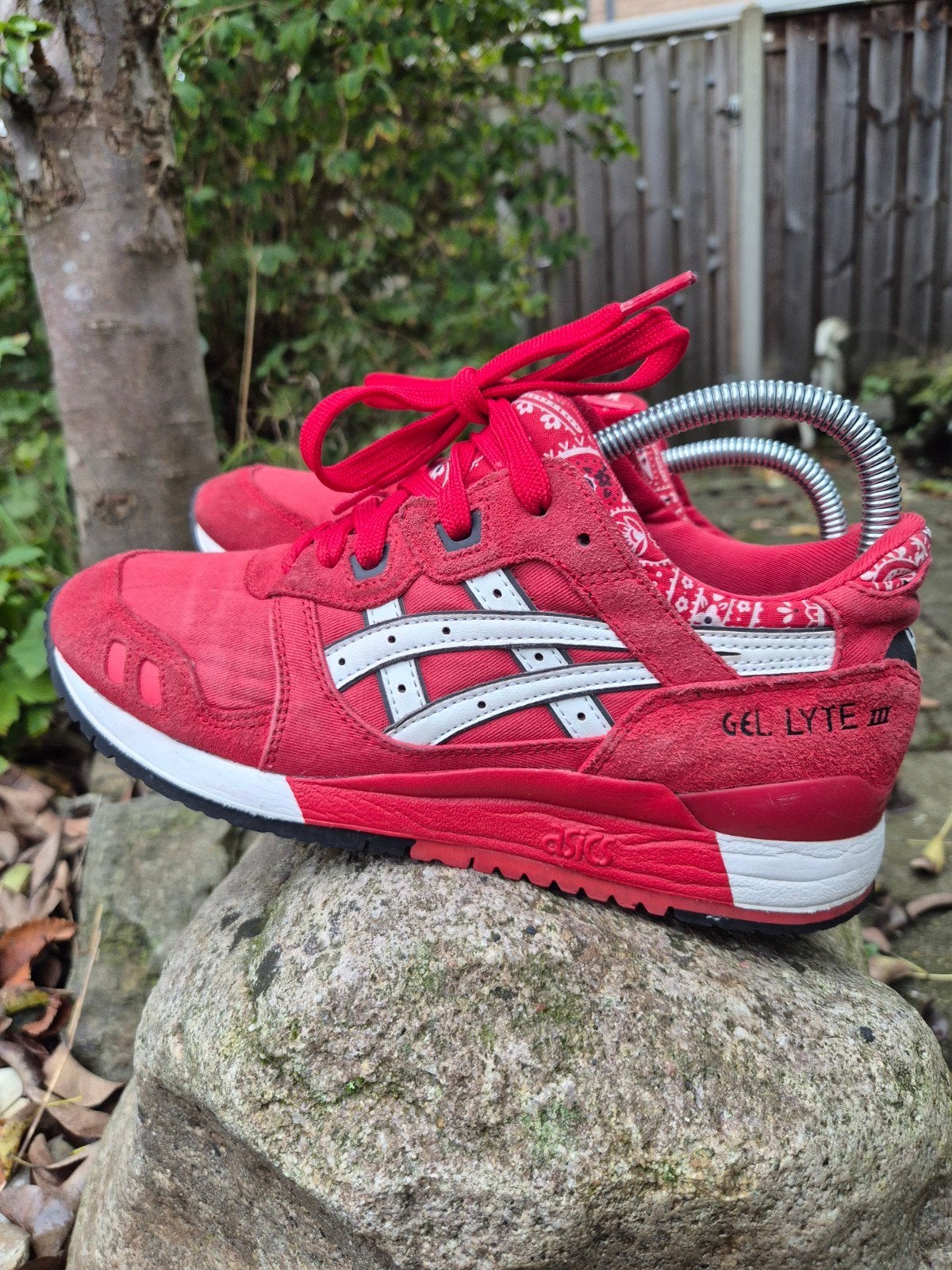 Asics Gel Lyte lll Red 39, Ophalen of Verzenden, Sneakers of Gympen, Gedragen, Asics