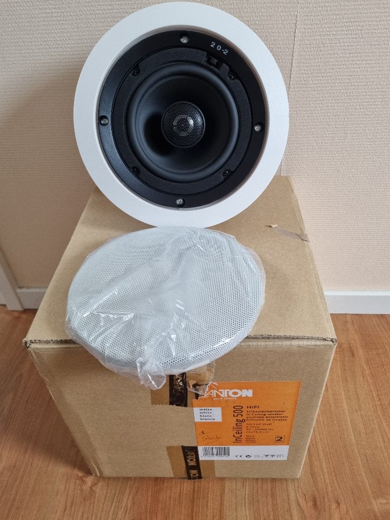 1x nieuwe Canton InCeiling 500 inbouwspeaker, Audio, Tv en Foto, Luidsprekers, Ophalen of Verzenden, Subwoofer, Overige merken
