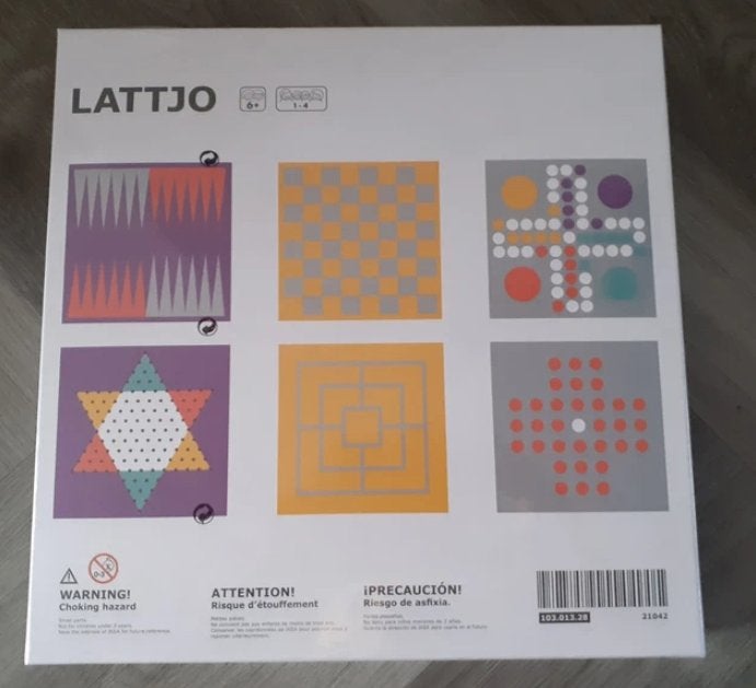 Ikea Lattjo 6 in 1 spel Bordspel (NIEUW), Een of twee spelers, Ophalen of Verzenden, Nieuw, Ikea