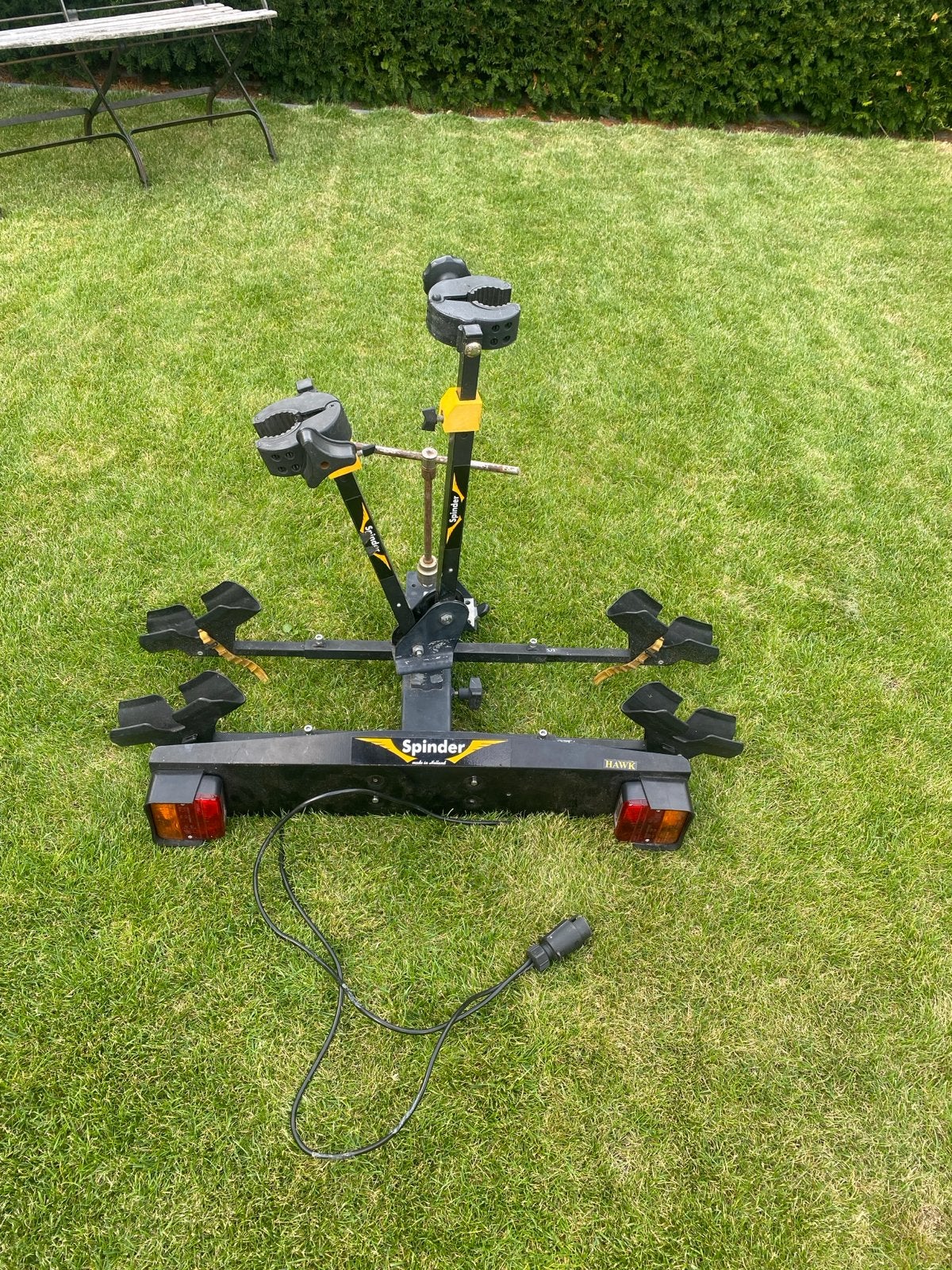 Spinder Hawk Trekhaakdrager voor 2 fietsen, Ophalen, 2 fietsen, Gebruikt, Trekhaakdrager