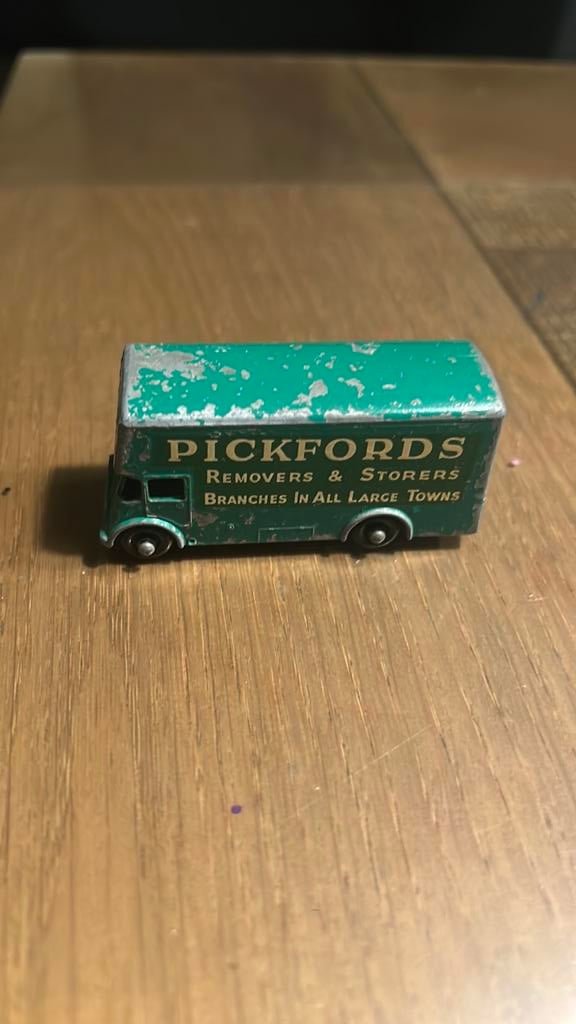 Matchbox Lesney nummer 46b Pickfords Removal Van, Ophalen of Verzenden, Zo goed als nieuw, Lesney